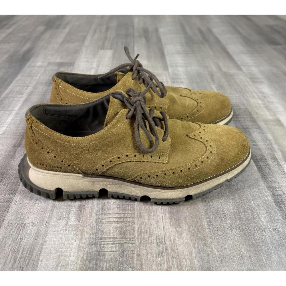 Cole Haan Men's 4.ZERØGRAND Waterproof Wingtip Nubuck Oxford C39544 Mens Size 11